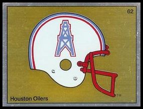 62 Houston Oilers Helmet FOIL